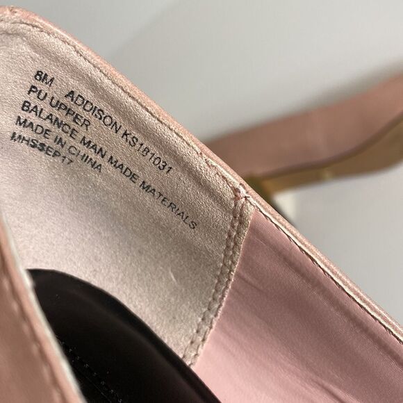 Kensie Addison pink and gold round toe pumps size 8 M - Picture 8 of 8